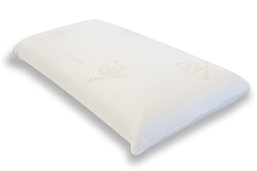 Imagen Almohada viscoelastica con funda aloe vera antibacteriana