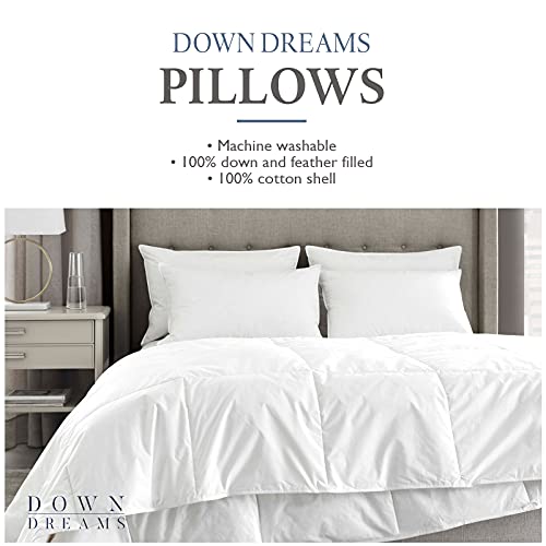 Imagen Pack 2 almohadas manchester mills down dreams classic - firmeza ideal