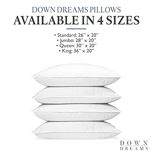 Imagen Pack 2 almohadas manchester mills down dreams classic - firmeza ideal