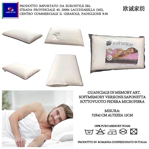 Imagen Almohada art soft memory al vacio con funda antirruidos para un descanso cervical perfecto