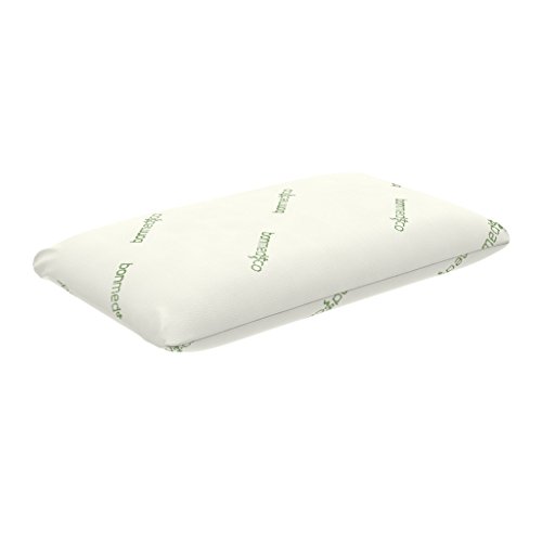 Imagen Almohada viscoelastica bonmedico cervical y ergonomica en bambu blanco