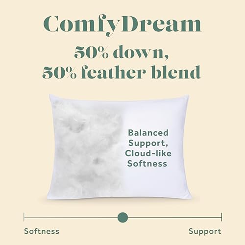 Imagen Almohada de plumas comfydream para un sueño celestial