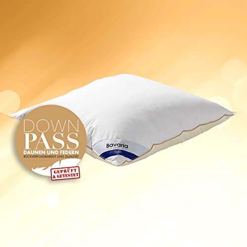 Imagen Almohada premium de plumon de ganso voyal linnen 3 camaras certificado downpass 80x80 cm fabricado en alemania