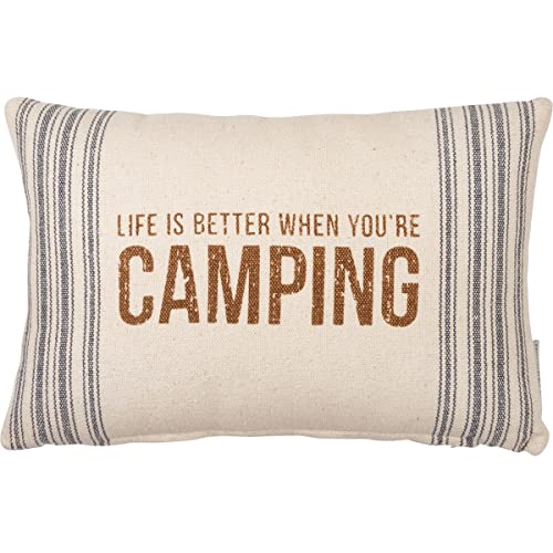 Imagen Almohada life is better when youre camping de primitives by kathy