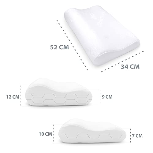 Imagen Almohada cervical visco foam - para dormir boca abajo