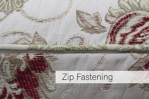 Imagen Cojin decorativo floral jacquard zurich - diseño exclusivo