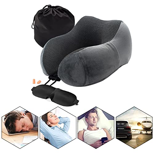 Imagen Almohada cervical de viaje menayoda descanso ergonomico en tus viajes