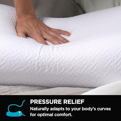 Imagen Almohada viscoelastica brookstone comodidad y apoyo para un sueño reparador