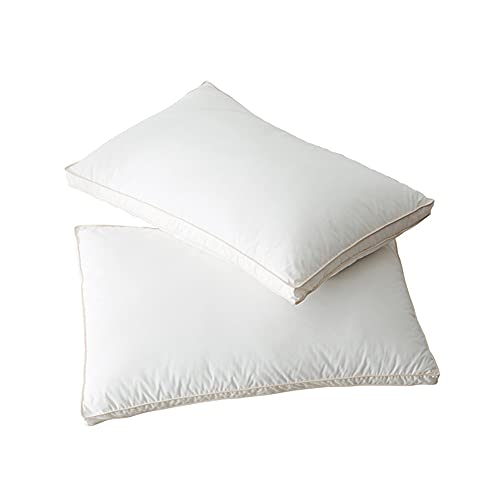 Imagen Pack de 2 almohadas de algodon suave lavable - cinco estrellas - blanco