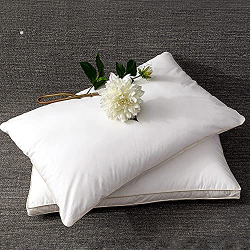 Imagen Pack de 2 almohadas de algodon suave lavable - cinco estrellas - blanco