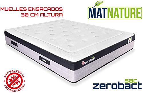 Imagen Colchon matnature zerobact sac firmeza y adaptabilidad premium