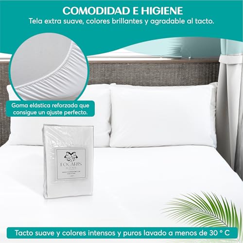 Imagen Protector de colchon impermeable y antibacterias para cama de 150