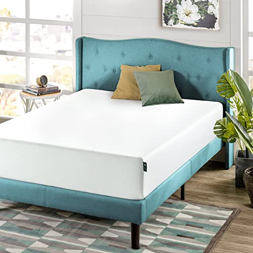 Imagen Colchon zinus memory foam nuso con te verde blanco 140x190cm