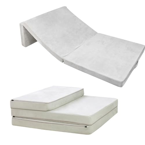 Imagen Colchon plegable de memory foam para camping y huespedes