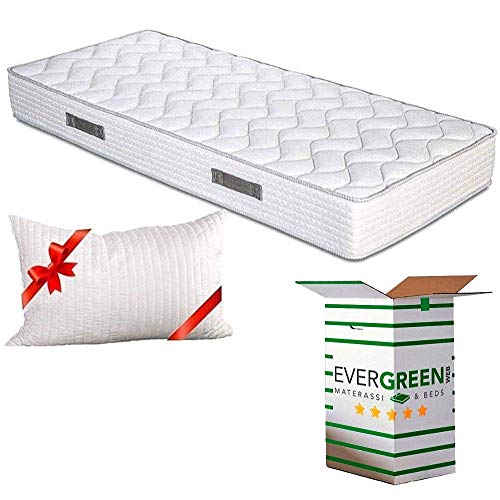 Imagen Colchon individual evergreenweb 75x190 cm almohada viscoelastica gratis