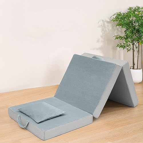 Imagen Colchon futon plegable de viscoelastica para viajes - memorecool