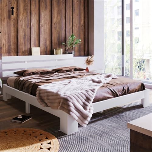 Imagen Cama individual de madera maciza para niños y adolescentes