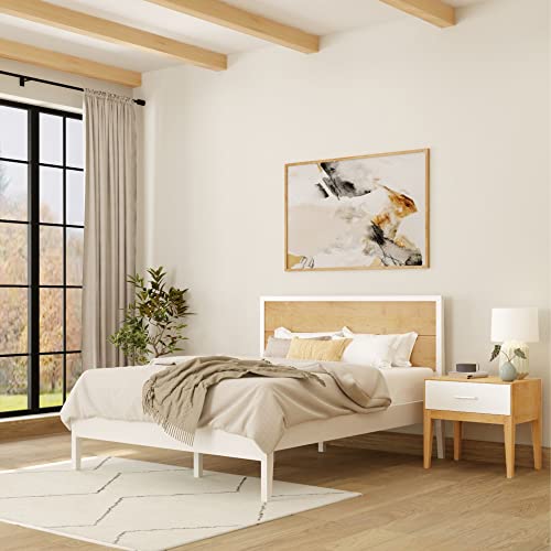 Imagen Cama queen de madera maciza plankbeam elegancia moderna