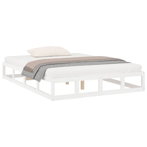 Imagen Base de cama blanca king size para un descanso pleno