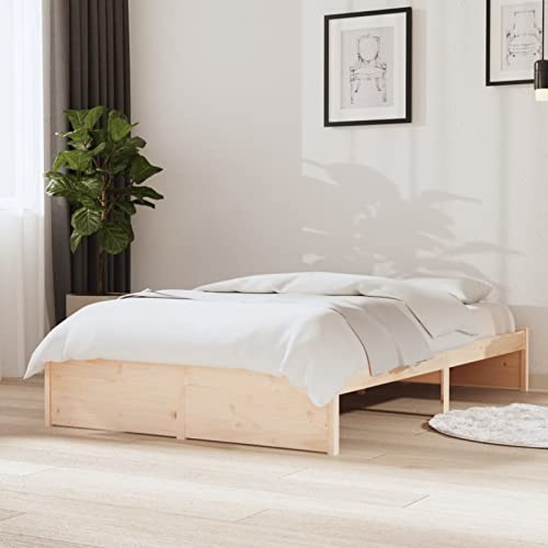 Imagen Descubre la base de cama zeyuan de madera maciza 120x200 cm para un descanso perfecto