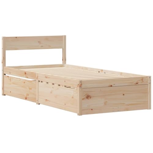 Imagen Renueva tu descanso con esta cama de madera maciza y cajones