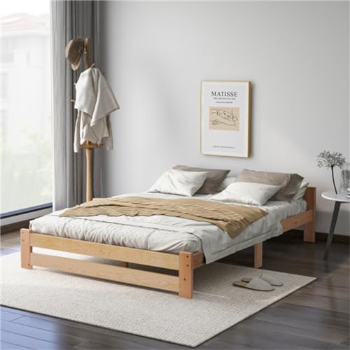 Imagen Futon de madera maciza moderno y compacto - 140x200cm