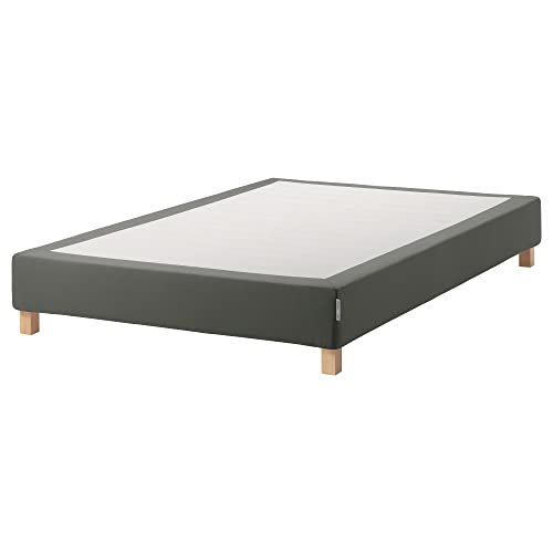 Imagen Somier espev?r de ikea elegancia y confort en gris oscuro