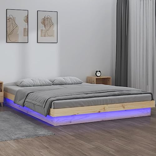 Imagen Base de cama zeyuan con led elegancia y funcionalidad