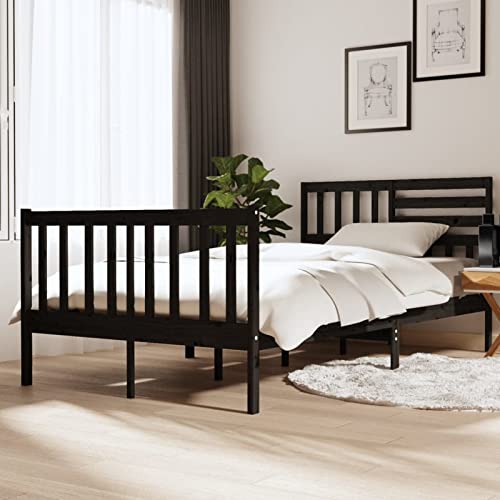 Imagen Dale a tu descanso un toque de elegancia con la estructura de cama tidyard en negro