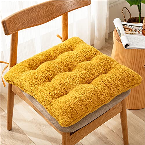 Imagen Cojin de silla tatami amarillo transpirable y confortable