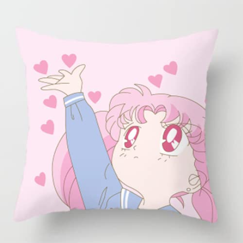 Imagen Cojin de sailor moon rosa niña - suave y adorable 