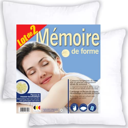 Imagen Almohada de memoria descansa como en un lote de 2 noches