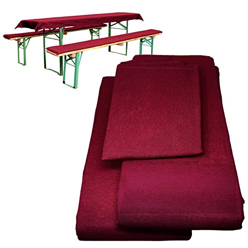 Imagen Conjunto de mesa y almohadas jemidi para bancos - ideal para fiestas y eventos