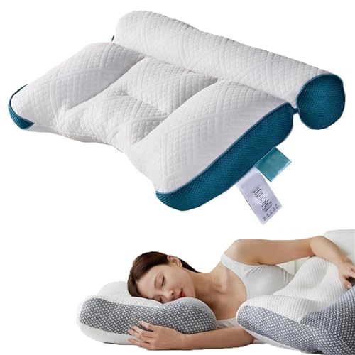 Imagen Almohada ergonomica covehut de plumon de ganso apoyo cervical y confort