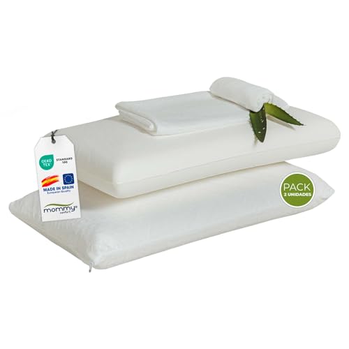 Imagen Descanso y confort para mama con el pack 2 almohadas viscoelasticas mommy confort