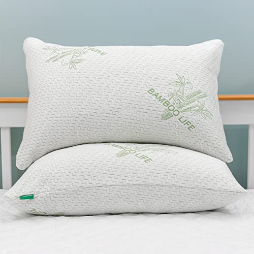 Imagen Almohadas de bambu viscoelasticas sueño ajustable y refrescante