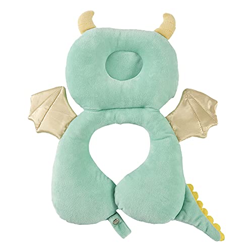 Imagen Almohada moldeadora cabeza bebe con diseño dinosaurio