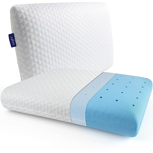 Imagen Pack de 2 almohadas viscoelasticas confort para dormir de lado y de espalda