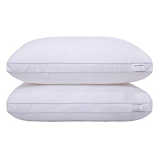 Imagen Almohadas estereoscopicas de algodon suave - pack de 2 blanco 48x74 cm