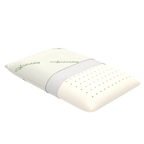 Imagen Almohada viscoelastica bonmedico cervical y ergonomica en bambu blanco