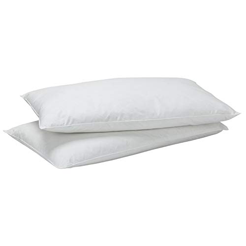 Imagen Pack 2 almohadas de plumon y pluma pikolin home suavidad y frescura para dormir boca abajo