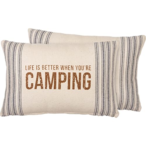 Imagen Almohada life is better when youre camping de primitives by kathy