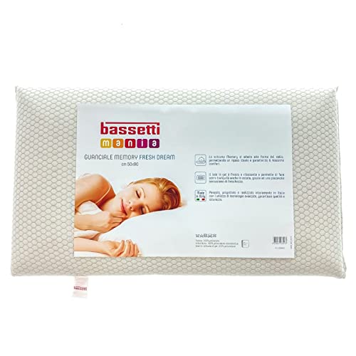 Imagen Almohada bassetti latex memory water-gel confort italiano