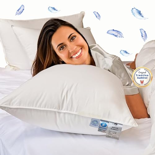 Imagen Almohada de plumon real suavidad y confort garantizados