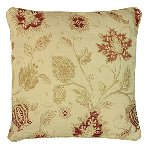 Imagen Cojin decorativo floral jacquard zurich - diseño exclusivo