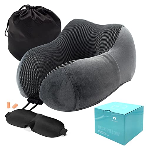 Imagen Almohada cervical de viaje menayoda descanso ergonomico en tus viajes