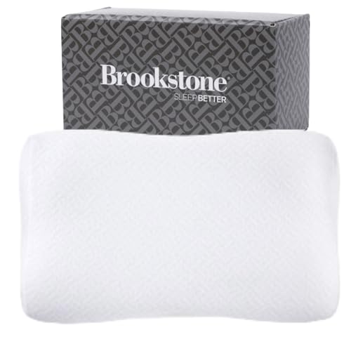 Imagen Almohada viscoelastica brookstone comodidad y apoyo para un sueño reparador