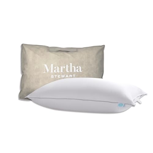 Imagen Almohada de plumon blanco martha stewart apoyo 600 transpirable - king size